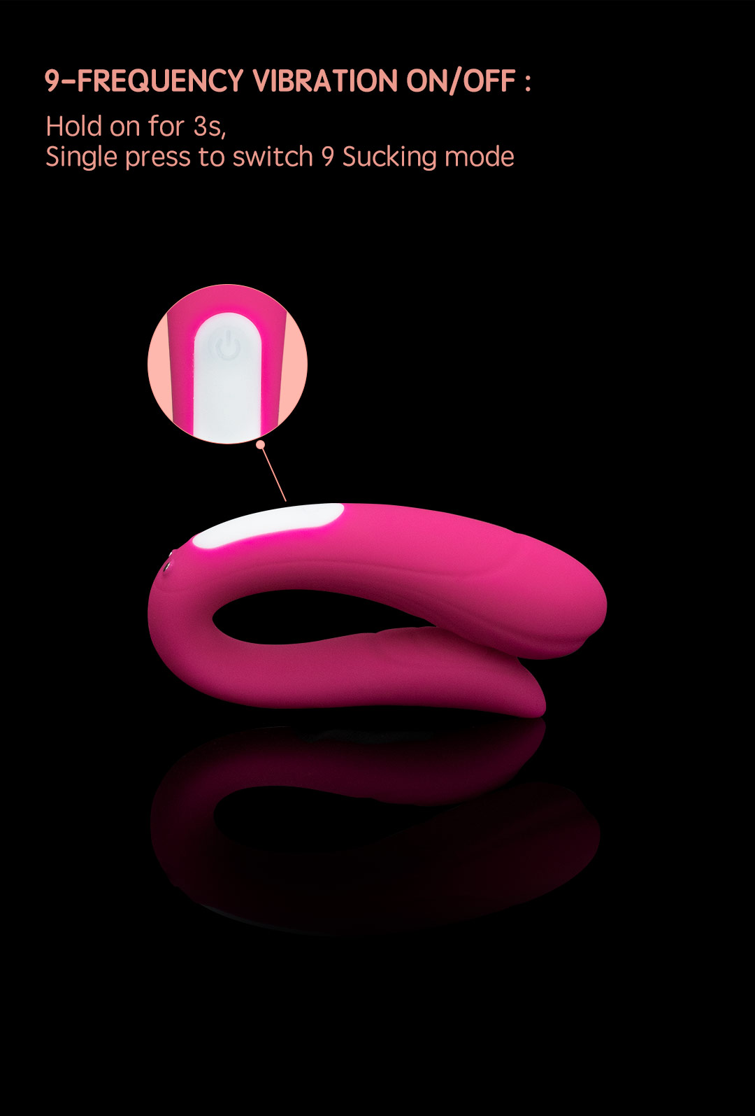 Mermaid Pink Couples Vibrator